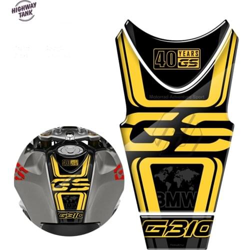 Motorcycle Gas Tank Pad Protector Case for BMW Motorrad G310GS G310 GS 2018-2021 40 Year