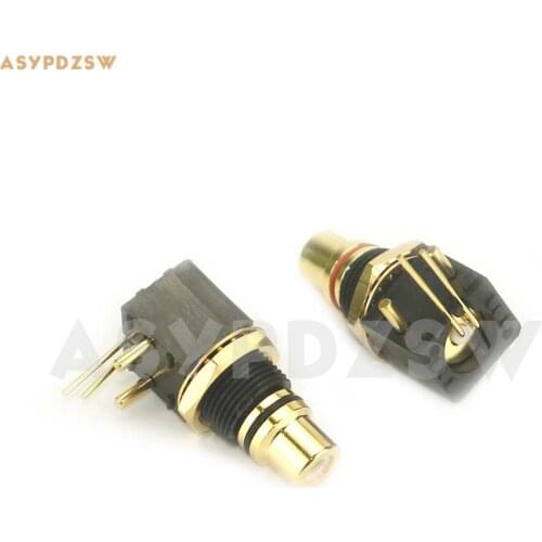 10 pair 24K Gold-plated RCA DAC decoder digital coaxial input and output PCB welding socket
