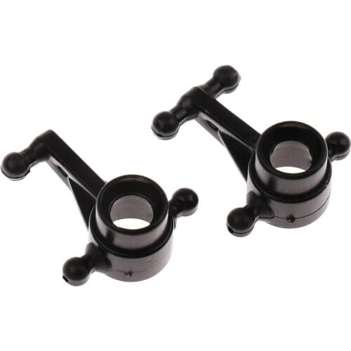 2x Steering Front Hub Carrier(L/R) for RC WLtoys 1/10 Model Car Replacement
