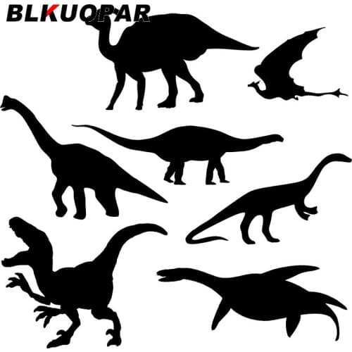 BLKUOPAR for Dinosaur Car Stickers Fashionable Scratch-Proof Decals Sunscreen Die Cut Windshield Refrigerator Decor Car Goods