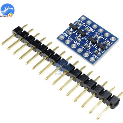 5 PCS DC 5V 3.3V IIC I2C Logic Level Converter Bi-Directional Board Module With Pins For Arduino DIY Kit