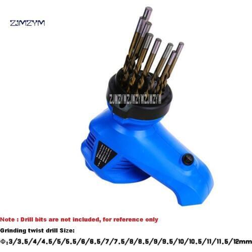 Electric Drill Bit Sharpener Twist Drill Grinding Machine Drill Grinder Twist Drill Driver 96W For 3-12mm Drills Power Tool 220V