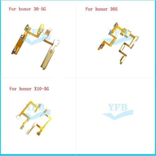 For Huawei Honor 30S 30-5G X10-5G Power Button ON OFF Volume Up Down Side Key Flex Cable