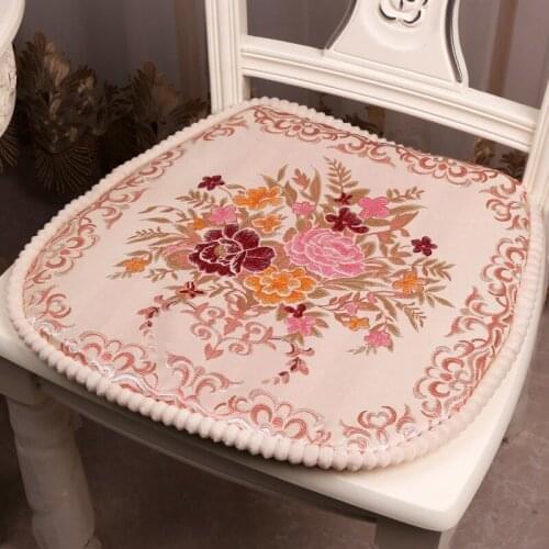 Comfortable Dining Chair Cushion Woven Anti-slip Seat Pad Office Bedroom Chair Pillow Office Thick Cotton Cushion Stool Almofada