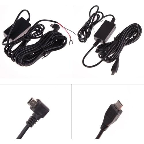 Mini Micro Dash Cam Hard Wire Kit for Car Vehicle DVR Camera Vedio Recorder 5V 1500mA Charger Adapter Cam Hard Wire Accessories