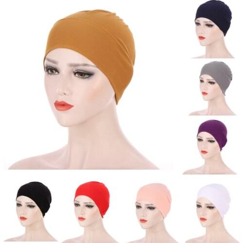 Muslim Render Cap Milk Silk India cap Crystal linen Turban Muslim Render cap Turban Africain Femme Head Scarf Headwraps Women