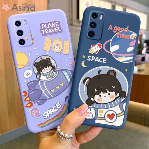 ASINA Soft Liquid Silicone Case For Huawei P40 P30 P Smart 2019 Cover Space Bumper For Nova3 3i Coque Capas P20 Pro Case Ultra