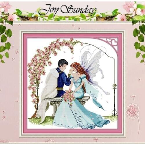 The Prince and the Elves Counted Cross Stitch DIY 11CT 14CT Cross Stitch Sets Chinese Cross-stitch Kits Embroidery Needlework