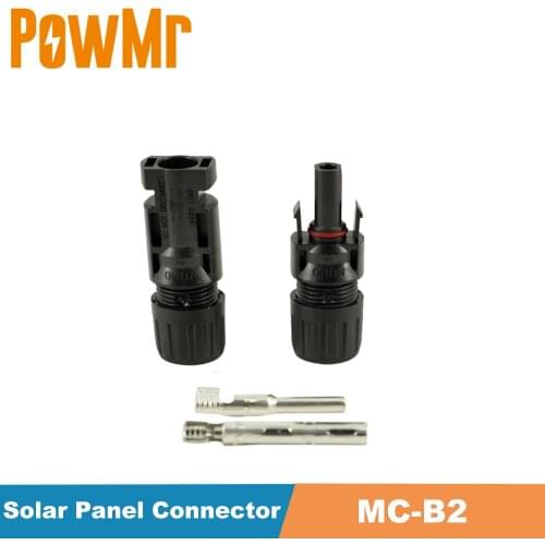 New Solar Panel Connector A Pair of Male and Female For Solar Cable Cross Sections 2.5mm2~6.0mm2 IP67 Solar Contector