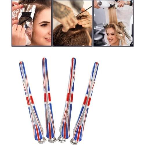 Plastic Hairpin Fixed Hair Clips Flat Duck Mouth for Styling DIY Salon Hair Section Clips Grip Cutting Barbers For Salon