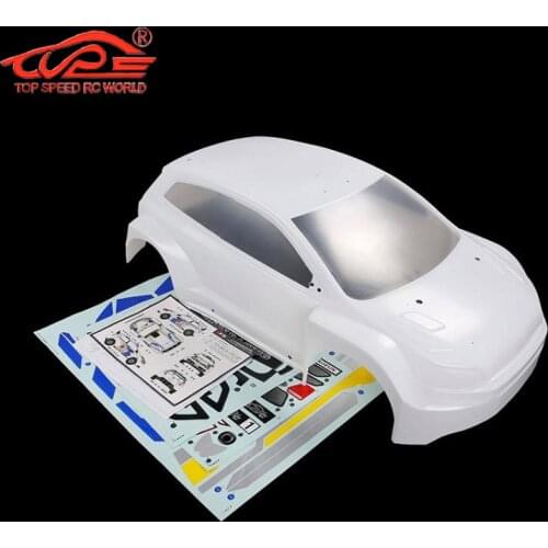 Plastic Car Shell Body with Stickers Set for 1/5 Scale ROVAN ROFUN RF5 WRC 4WD Rally Truck Rc Car Parts