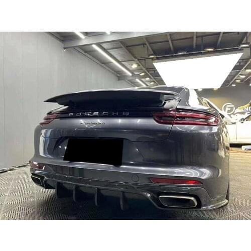 Suitable for Carbon Modified Fiber Mini Wrap Front Chin Side Skirt Rear Lip Spoiler of Porsche Paramella 971