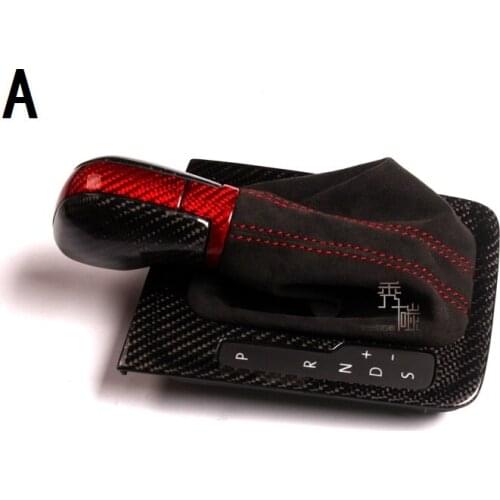 Fit for Volkswagen MAGOTAN B7 CC Carbon fiber head gear Shift knob