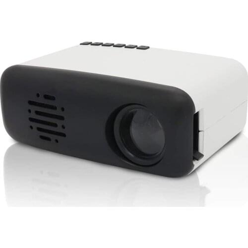 Mini Portable Projector,LED Mini Projector Pixels Supports 1080P HDMI USB Audio Portable Projector Home Media Video player