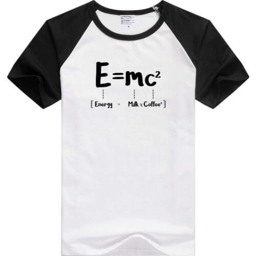 E MC2 MILK X COFFEE short sleeve casual Men Women T-shirt Comfortable Tshirt Cool Print Tops Fashion Tees GA976
