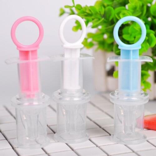 Manufacturer silicone baby syringe feeder on both sides of the liquid anti-nipple feeder wholesale