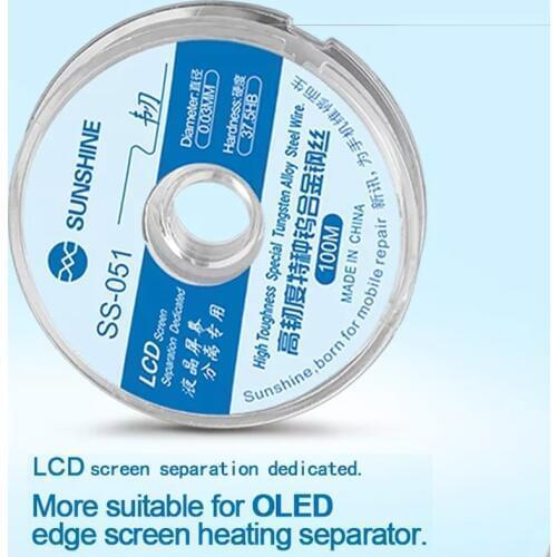 SUNSHINE molybdenum wires separate wire for OLED screen , finer and tougher