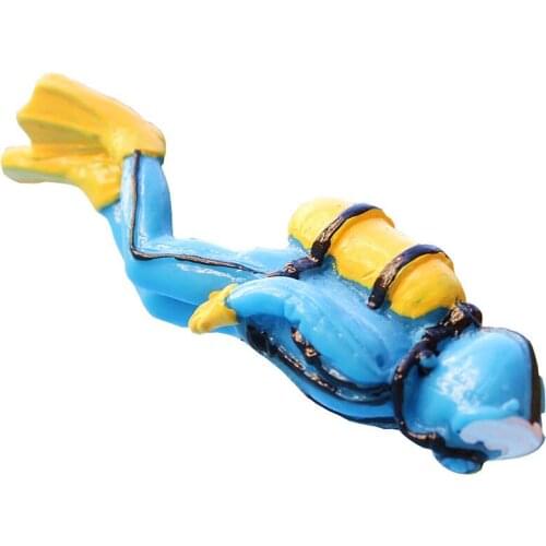 Diver treasure chest chest box creative antique fish tank aquarium decoration landscape pirate gold coins ornaments craft resin