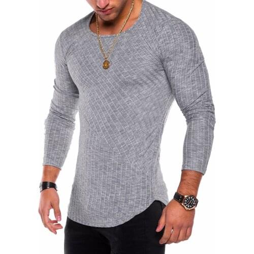 Korean Slim Fit Mens Striped Sweater Spring Autumn Thin Mens Pullover Sweaters Long Sleeve Shirt Casual Sweater Brand For Men