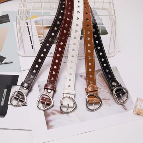 Aoluolan 5 Colors Thin Belt Women High Quality Strap Women Leather Top Quality Female Straps Vintage Femme