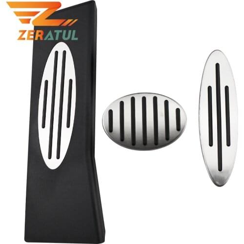 Zeratul Auto for BMW Mini Cooper JCW S R55 R56 R60 R61 F54 F55 F56 F60 Footrest Gas Brake Clutch Pedal Cover Car Pedals
