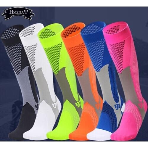 1Pairs Outdoor Sports Compression Elastic Socks Mens Womens Riding Football Socks