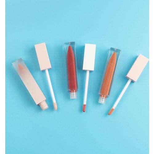 10 Piece Multicolor Lipgloss Matte Liquid Lipstick Private Label Lip Gloss Wholesale Pink Gradient Tube Lip Gloss No Logo