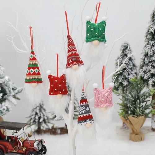 3pcs Christmas Faceless Dolls Merry Christmas Decorations for Home 2021 Cristmas Ornaments Gift Xmas Navidad Natal New Year 2021