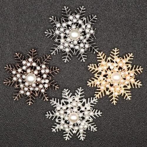 5Pcs Metal Buttons For Handbag Eyelet Pearl Buttons For Baby Hair Accessories Buttons For Needlework DIY Girl Hair Accessories