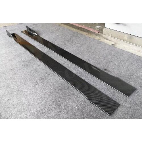 Carbon Fiber Side Skirts Apron Body Kits for Jaguar XEL Sedan 4 Door Car Styling