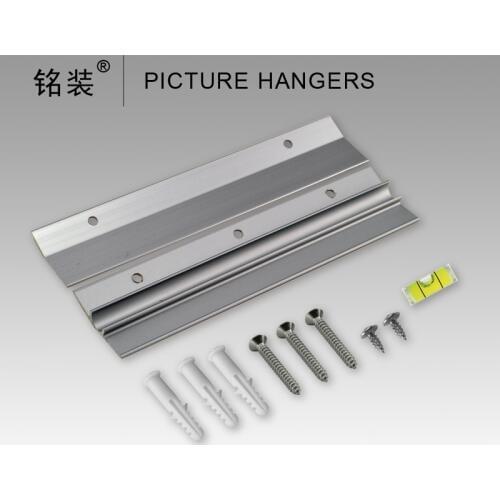 6" Heavy-Duty Mirror and Picture Hanger for paintings Z Bar frame Hanger Supports 50 lbs Pallet or Panel Wall Mount Bracket