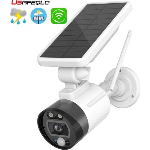 Wired Free Solar Street wifi 1080P Camera Waterproof IP66 Wireless CCTV HD IP Camera PIR Motion Sensor WiFi Home surveillance
