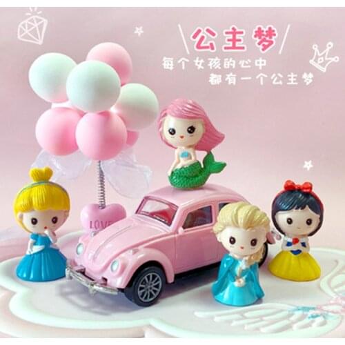 ZOCDOU 1 Piece Pretty Little Princess Doll Small Statue Little Figurine Crafts Figure Ornament Miniatures