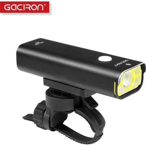 Gaciron IPX6 Waterproof Cycling Head Light Torch 800Lm USB Rechargeable Bicycle Front Light Road Bike MTB Handlebar Flashlight