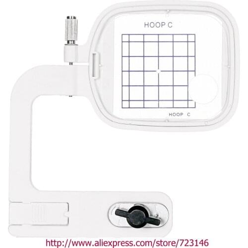 JA803 #850851003 Free Arm Hoop C Embroidery Hoop 2"x2" (50x50mm) FOR Elna 820/8200/8300/8600 Bernina Deco 330, Deco 340