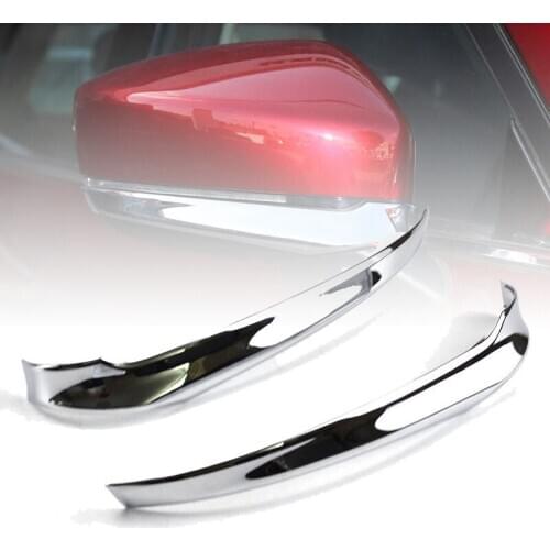 JXLCLYL Chrome Side Door Rearview Mirror Cover Trim Strip For Mazda CX-5 CX5 17-18