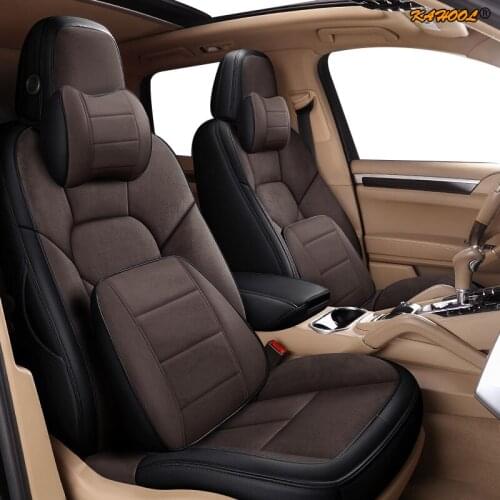 KAHOOL Custom Leather car seat cover set For Dodge Caliber Avenger Journey challenger Automobiles Seat Covers cars seat style