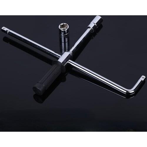 Combined Tire Sleeve, Portable Tire Wrench, Extended Tire Replacement Cross Wrench, Auto Repair Tool