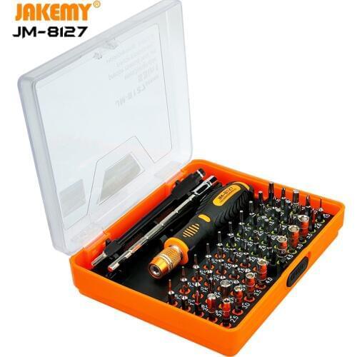 JAKEMY JM-8127 Original 53 IN 1 Mini Screwdriver Set Magnetic Repair Tool Kit For Telephone TV Tablet PC Electronics Disassemble