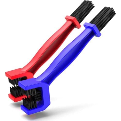Motorcycle Mountain Bike Bicycle Scooter Double-end Chain Cleaning Brush Cycle Chain Brush Motorbike Chain Clean Tool