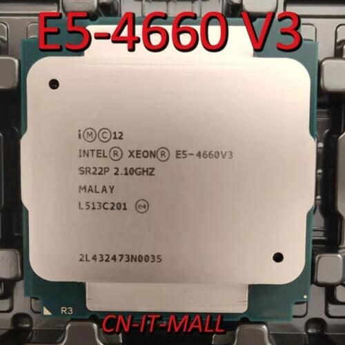 Pulled Xeon E5-4660 V3 Server cpu 2.1G 35M 14Core 28 Thread LGA2011-3 Processor