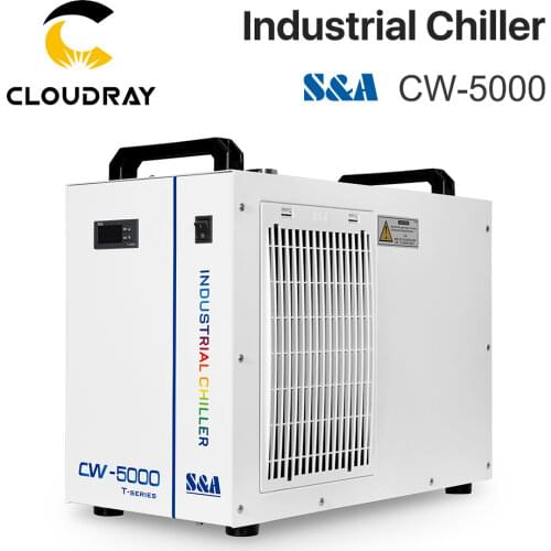 Cloudray S&A CW5000 Industry Air Water Chiller for CO2 Laser Engraving Cutting Machine Cooling 80W 100W Laser Tube
