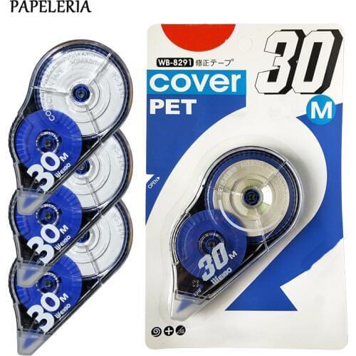 1pcs Material Stationery Correction Tape Roller 30m*5mm Long White Sticker Student Learning Office Tools School Supplies