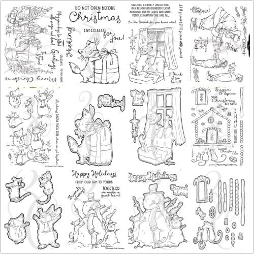 Christmas Snowman cat clear stamp for diy scrapbook / album decoration embossed diy paper card B641