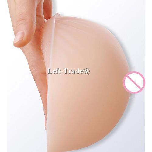 Self adhesive invisible rubber boobs false silicone breast form prosthesis for man cosplay