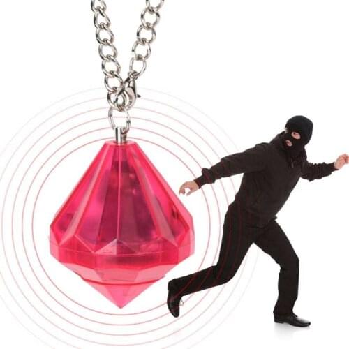 Attack Alarm 130db alarm Shape Girl Child Portable Security Alarm Emergency Self Defense Alarm Keychain