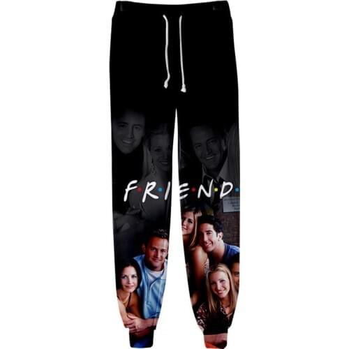 FRIENDS 3D Printed Track Pants Women/Men TV Show I'll Be There for You Sweatpants Fashion Harajuku Jogger Pants Brand Trousers
