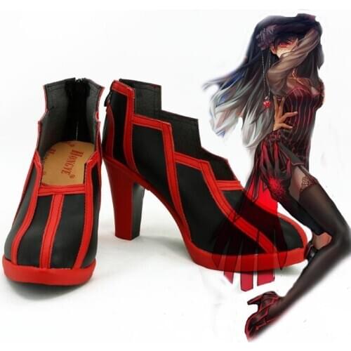 Fate Stay Night Black Tohsaka Rin Cosplay Shoes Boots CosplayLove For Halloween Christmas Party