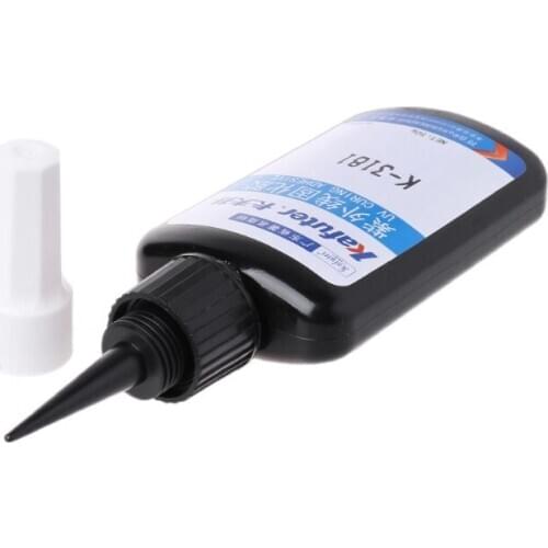 UV Light Adhesive Strong Bonding For Metal Wood Glass Crystal Cure Glue Q1JC