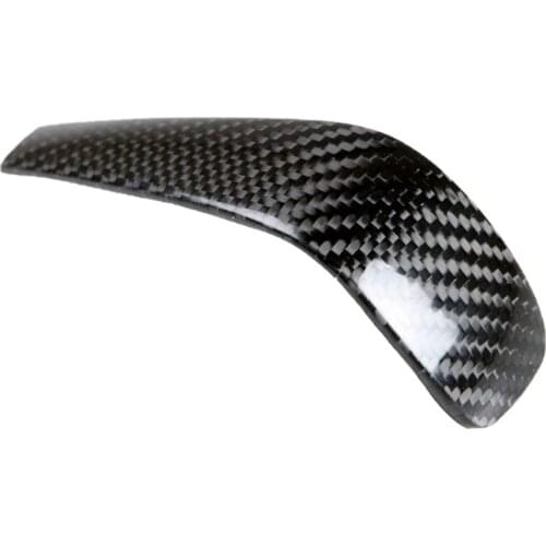 Carbon Fiber Gear Shift Handle Sleeve Cover Stickers for BMW 1 3 Series E90 E92 E87 X1 E84 Auto Interior Accessories
